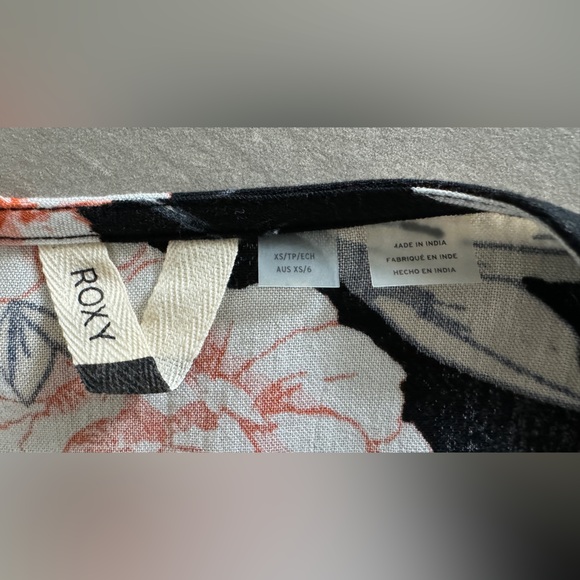 Roxy cropped floral tie top, XS - Picture 8 of 10